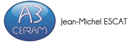 Logo A3 Ceram - Escat Jean-Michel