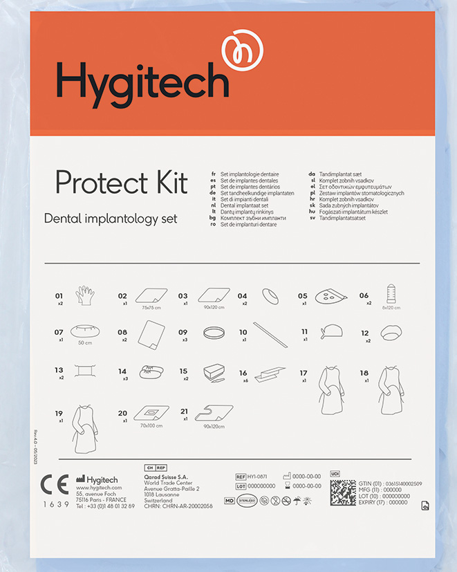 Kits stériles pour l'implantologie