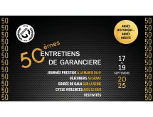 50èmes ENTRETIENS DE GARANCIÈRE