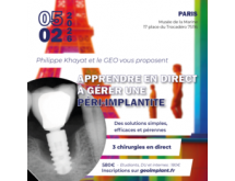 Apprendre en direct à gérer une péri-implantite