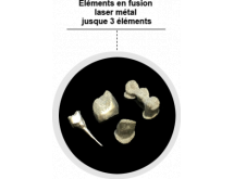 Armatures et couronnes Co-Cr