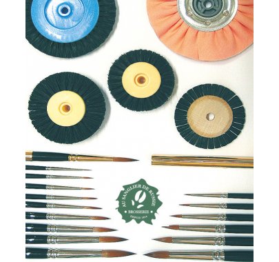 Brosses pour tour à polir les acryliques
